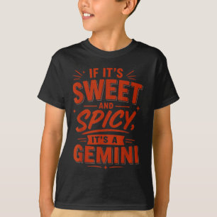 Camiseta Se É Doce E Picante É Gêmeos
