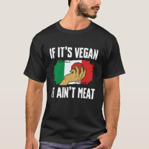 Camiseta Se É Vegano Não É Carne Almôndega Cozinha Italiana