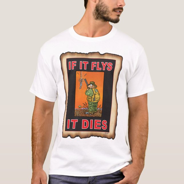 CAMISETA SE ELE BRANCO DE FLYS ORA T (Frente)