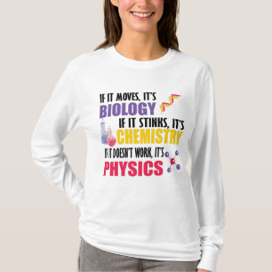 Camiseta Se ele se mexer é biologia