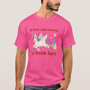 Camiseta Se eles falarem atrás de você peidem um monge engr