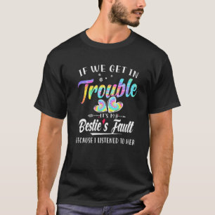 Camiseta Se entrarmos em problemas, é minha lista de defeit