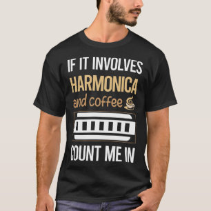 Camiseta Se Envolve Café Harmônica Órgão Bucal