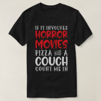 Se Envolve Filmes de Terror Pizza E Um Sofá