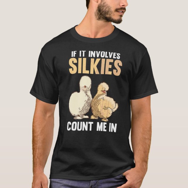 Camiseta Se Envolve Frangos Sedosos, Conte Comigo (Frente)