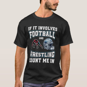 Camiseta Se Envolve Futebol Americano E Luta Livre Dito eng