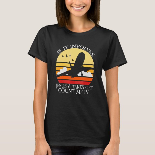 Camiseta Se Envolve Jesus E Decola Me Inclua 3 (Frente)