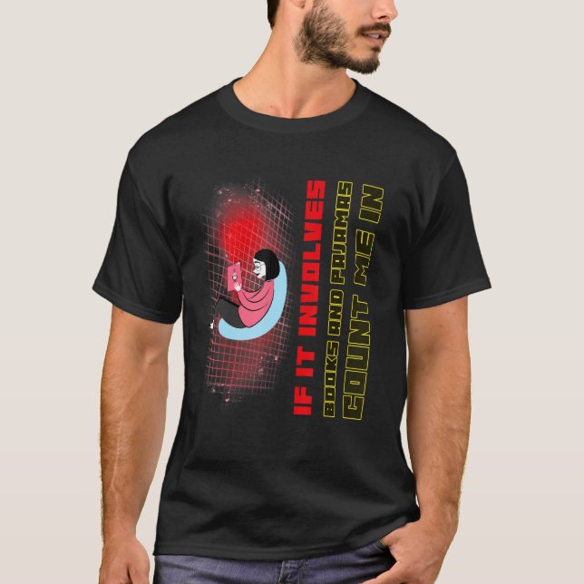 Camiseta Se Envolve Livros E Pijamas Bibliotecários (Frente)