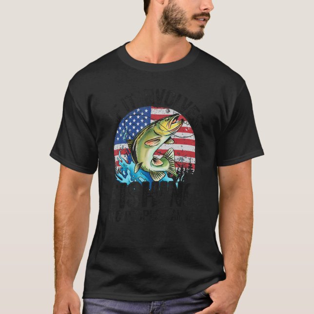 Camiseta Se Envolve Pesca & Sem Pessoas Eu Estou Na Bandeir (Frente)
