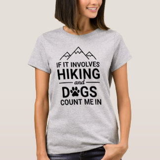 Camiseta Se Envolve Trilhas E Cães, Conte Comigo Canino