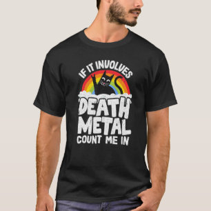 Camiseta Se Envolver A Contagem De Metais Mortais Em Cat Me