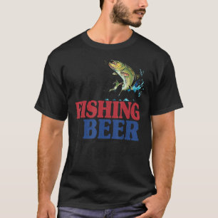 Camiseta Se Envolver A Pesca E A Cerveja, Estou No Pescador