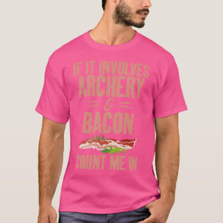 Camiseta Se Envolver Arqueação E Contar Bacon Em Arche