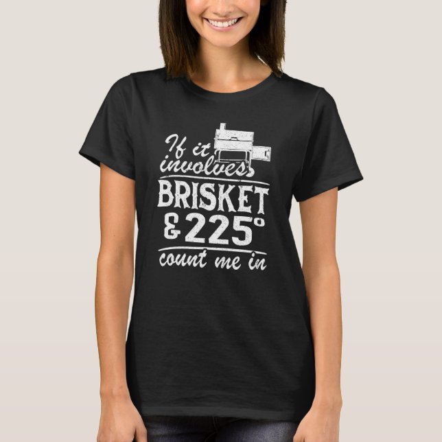 Camiseta Se Envolver Brisket E 225 Graus Conte-Me Em M (Frente)