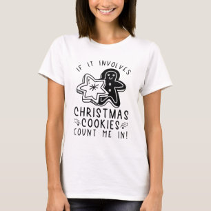 Camiseta Se Envolver Cookies De Natal Conte-Me Em