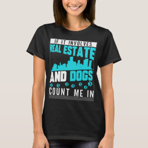 Camiseta Se Envolver Imóveis E Cães Contar-Me