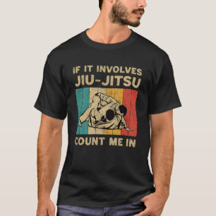 Camiseta Se Envolver Jiu Jitsu Conte-Me Em BJJ Jiu Jits