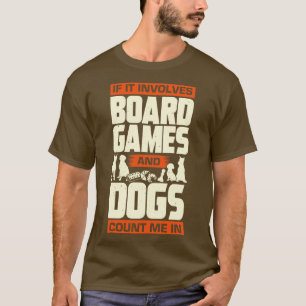 Camiseta Se Envolver Jogos De Conselho E Cachorros Conte-Me