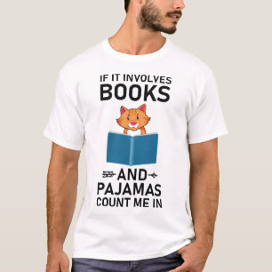 Camiseta Se Envolver Livros e Pijamas Conte-Me