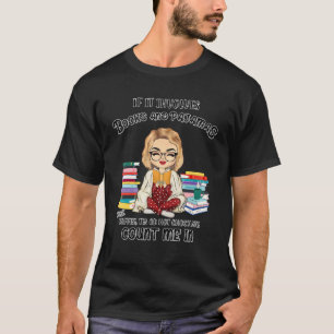 Camiseta Se Envolver Livros E Pijamas Conte-Me Em Busca