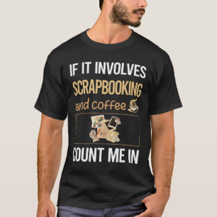 Camiseta Se Envolver O Coffee Scrapbooking Scrapbook