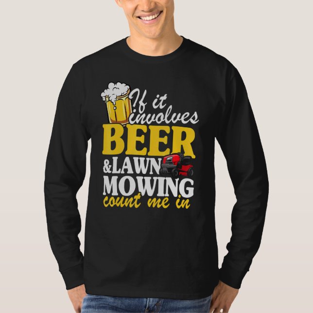 Camiseta Se Envolver O Leito De Cerveja, Conte-Me No Landsc (Frente)