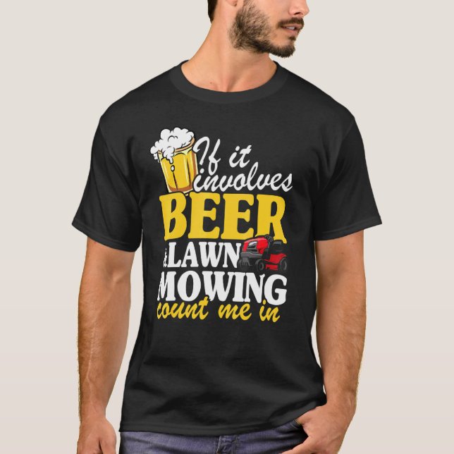 Camiseta Se Envolver O Leito De Cerveja, Conte-Me No Landsc (Frente)