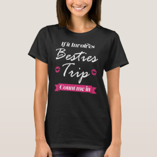 Camiseta se envolver viagens de contagem de viagens