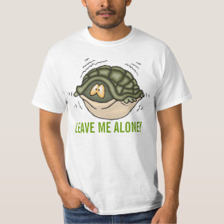 Camiseta se escondendo na concha na tartaruga me deixe sozi
