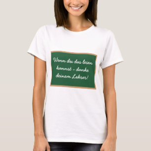 Camiseta Se esses ler podes - agradece seu ensinante!