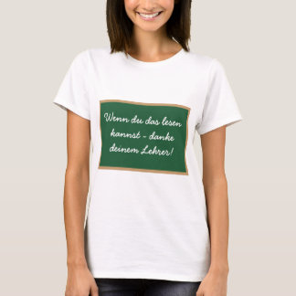 Camiseta Se esses ler podes - agradece seu ensinante!