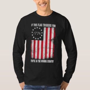 Camiseta Se Esta Bandeira Te Desencadeia Você Está No Conda