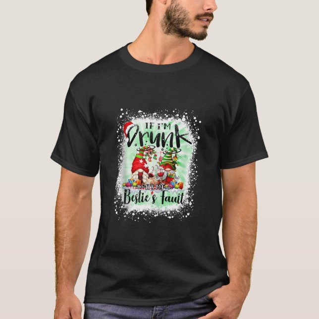 Camiseta Se estou Bebado é minha culpa de Bestis Gnomos Eng (Frente)