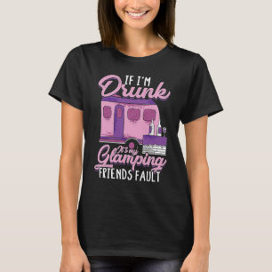 Camiseta Se eu bebado que é culpa dos meus amigos de glampi