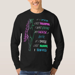 Camiseta Se Eu Cheirasse Como Shampoo Eu Estava Dando Um Ôn