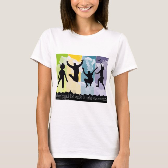 Camiseta Se eu não posso dançar… (Frente)