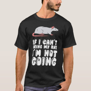 Camiseta Se eu não puder trazer o meu rato não vou