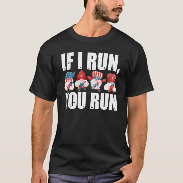 Camiseta Se Eu O Executar, Execute O Fireworks Diretor Usa (Frente)