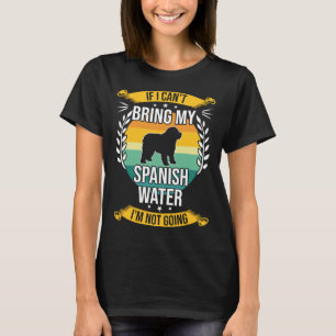 Camiseta Se eu puder trazer meu cachorro de água espanhol