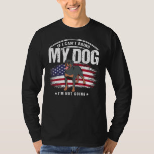 Camiseta Se Eu Puder Trazer Meu Cachorro Rottweiler