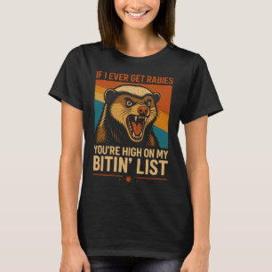 Camiseta Se Eu Tiver Raiva - Engraçada Citação De Lista
