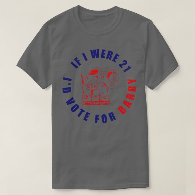 Camiseta se eu tivesse 21 para barry (Frente do Design)