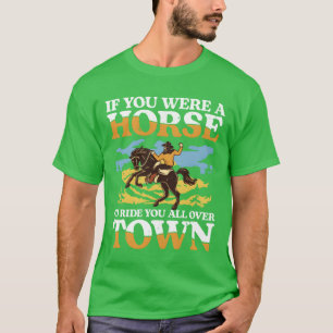 Camiseta Se Fosse Um Cavalo Id Ande Todos Vintag