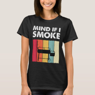 Camiseta Se Importa Se Eu Fumar Churrascos Engraçados Grela