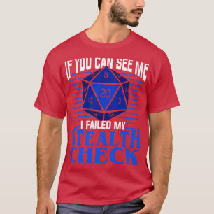 Camiseta Se Me Consegue Ver, Falhei Com A Minha Verificação