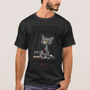 Camiseta Se Me Vir Com Um Gato Descosedor
