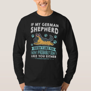 Camiseta Se meu German shepherd não gosta de você, Germa