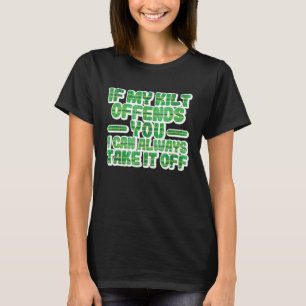 Camiseta Se Minha Queda Ofender Você, Dia de São Patrício I