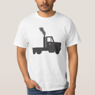 Camiseta Se não faz T do adulto do preto de fumo