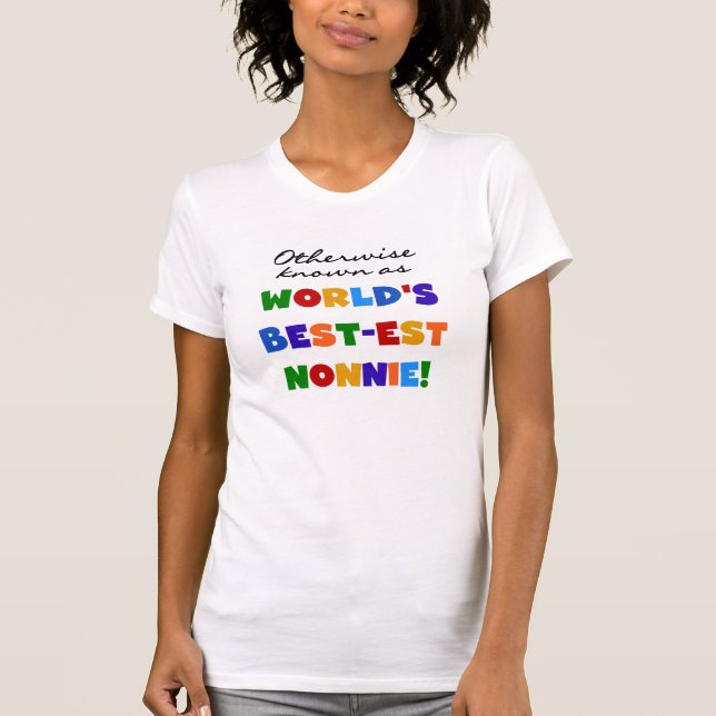 Camiseta Se não sabido como presentes do Melhor-est Nonnie (Frente)